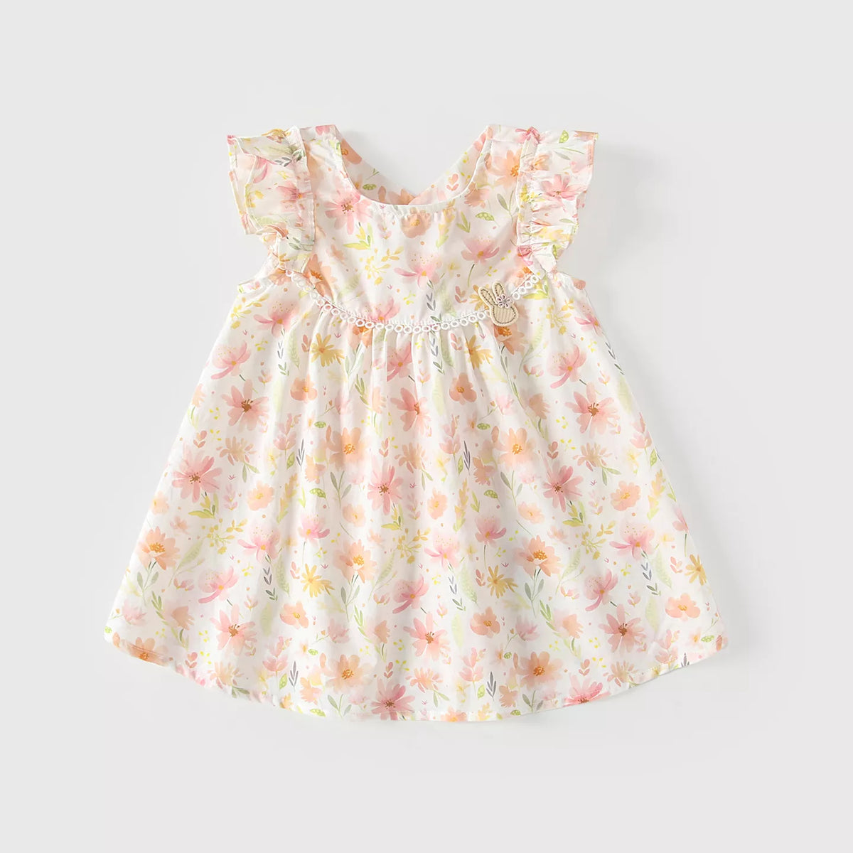 Girls Colorful Flower Dress