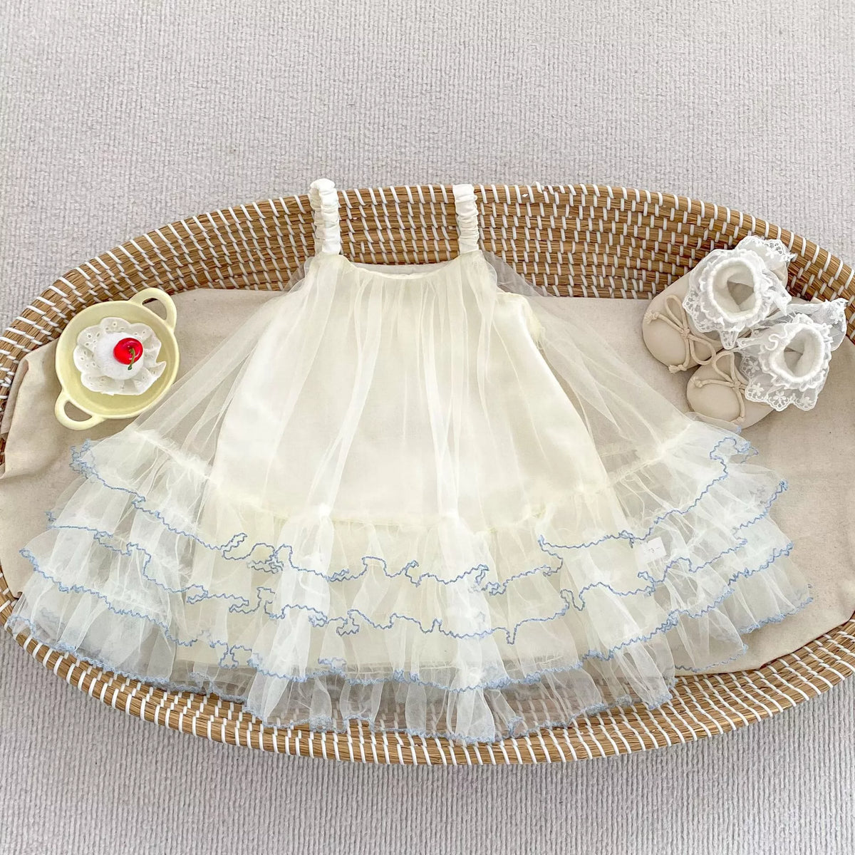 Girls Pouffy Tutu Ruffle Dress