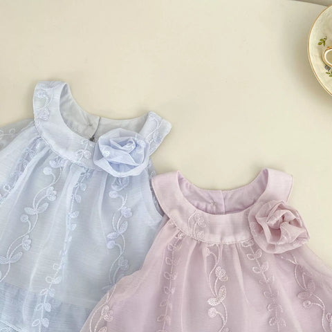 2 Pc Halter Rosette Top & Wide Pants Set