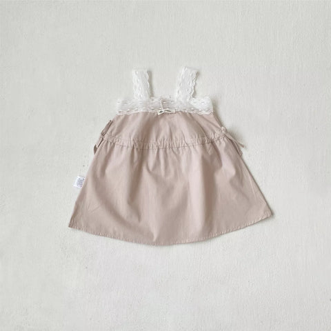 Baby Girls Lace Straps Dress