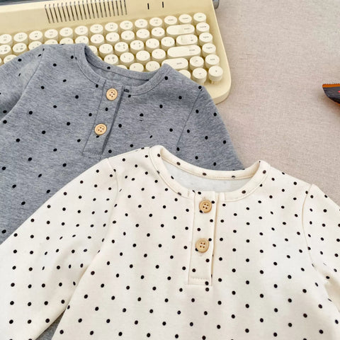 3 Pc Baby Boy Polka-Dot Shirt, Denim Vest & Pants Set