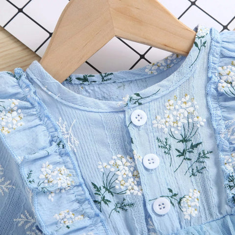 Baby Girls Spring Blossom Mesh Dress