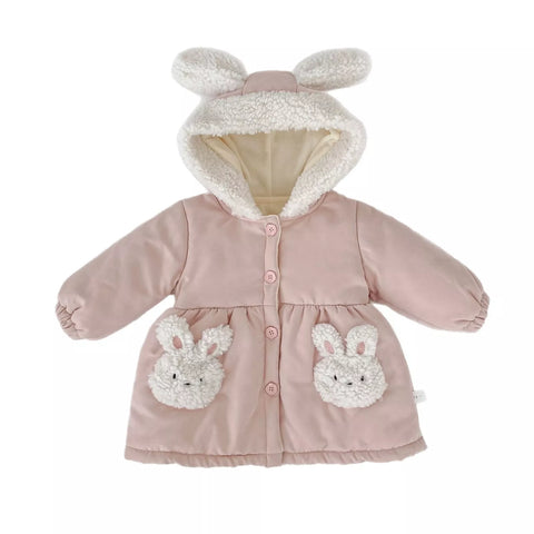 Girl Fleece Lined Bunny Coat