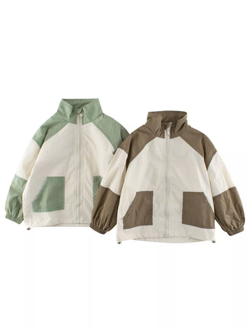 Boys Spring Nylon Anorak Jacket