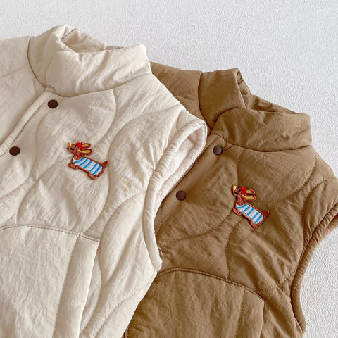 Baby Boy Padded Bomber Vest