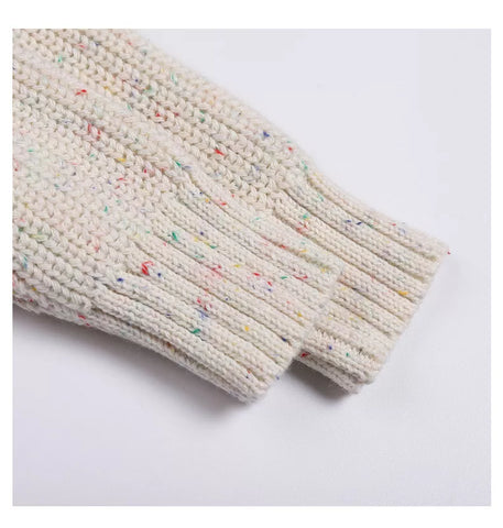 Unisex Baby Speckled Knit Crewneck Sweater
