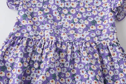 Baby Girl Daisy Print Bodysuit w/Headband