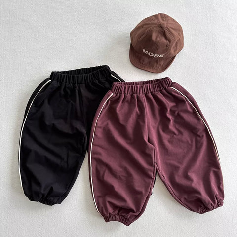 Boys Trendy Contrast Stripe Sport Pants