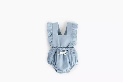 Baby Girl Cotton Ruffle Bodysuit