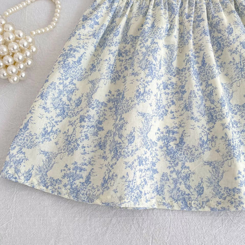 Girls Teapot Motif Puff Sleeve Bodysuit or Dress