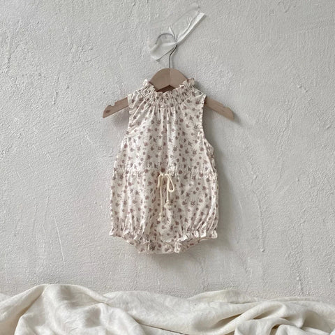Baby Girl Ruffle Funnel Neck Bodysuit