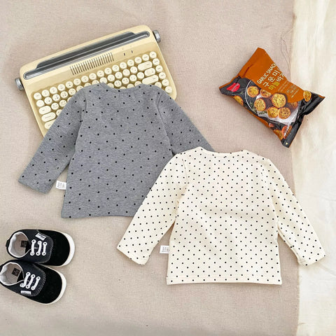 3 Pc Baby Boy Polka-Dot Shirt, Denim Vest & Pants Set