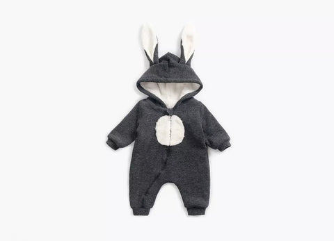Baby Thick Fleece Lined Bunny Suit