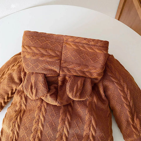 Baby Cable Bear Romper