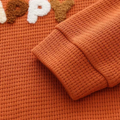 2 Pc Baby Boy Waffle Knit Set