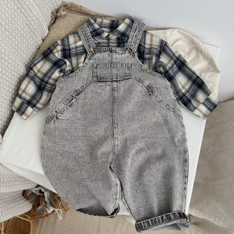 Boys Plaid Print Flannel Shirt