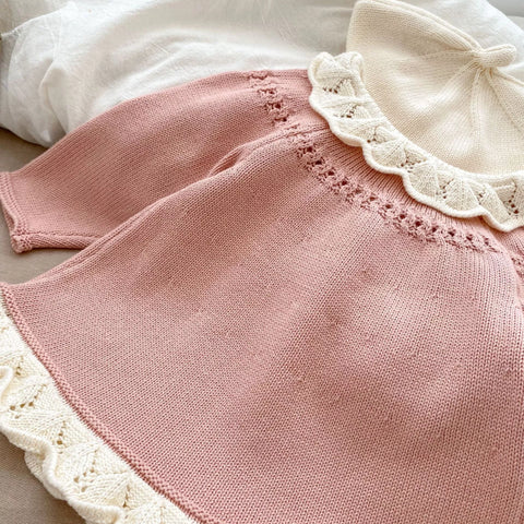 Baby Girl Darling Bouquet Knit Sweater