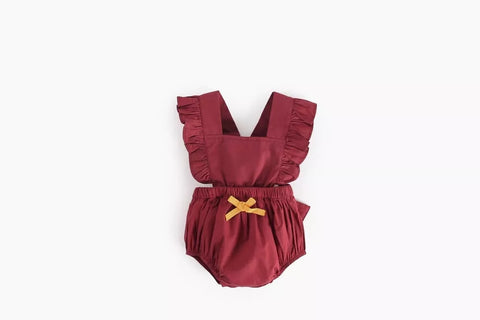 Baby Girl Cotton Ruffle Bodysuit