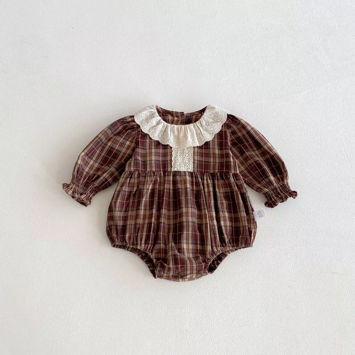 Baby Girls Autumn Plaid Bodysuit