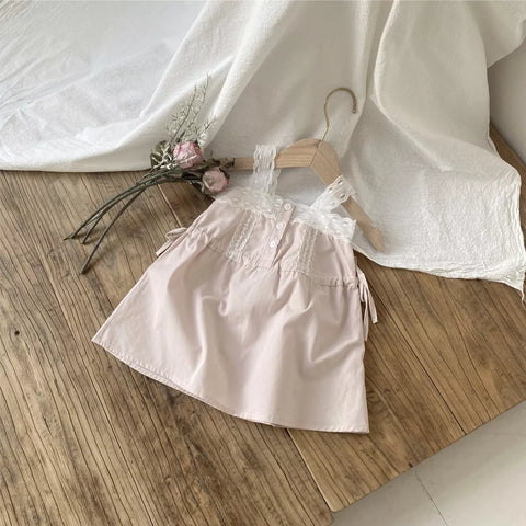 Baby Girls Lace Straps Dress