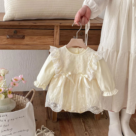 Baby Girl Romantic Tulle Ruffle Detail Dress