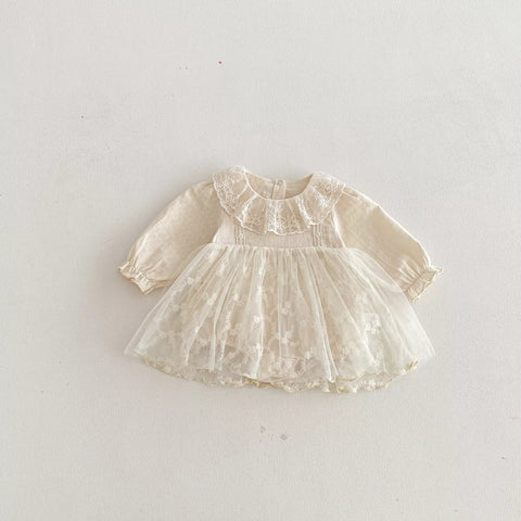 Baby Girl Floral Sheer Tulle Dress