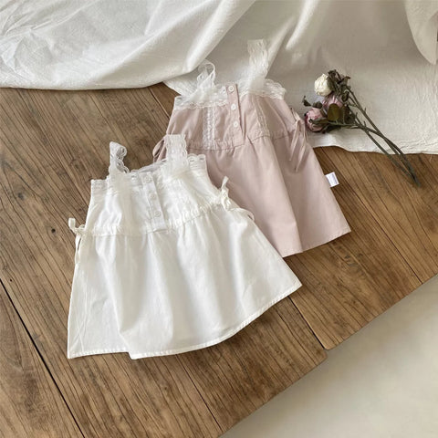 Baby Girls Lace Straps Dress