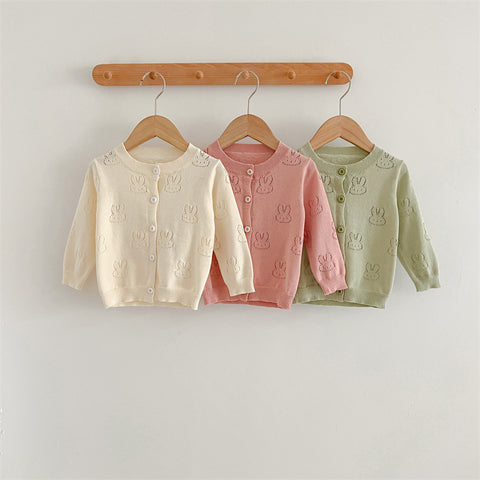 Baby Girl Bunny Cardigan