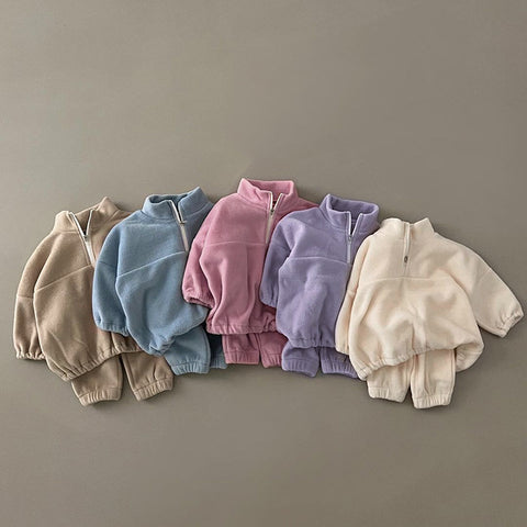 Baby Fleece Quarter Zip Set