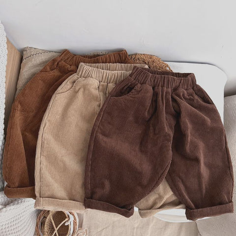 Baby Corduroy Elastic Pants