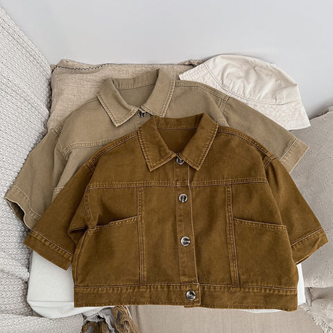 Boys Wide Style Denim Jacket