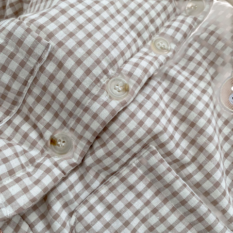 Baby Bear Thick Fleece Gingham Plaid Jacket
