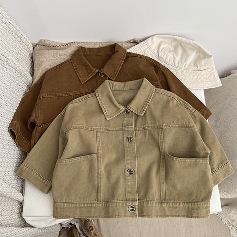 Boys Wide Style Denim Jacket