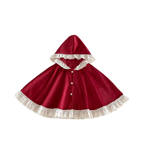 Girls Fairy Tale Ruffle Cape