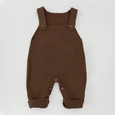 Unisex Baby Knit Autumn Overalls