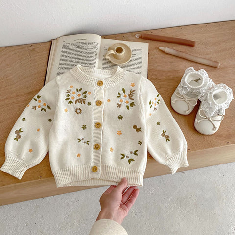Baby Girl Spring Blossom Cardigan