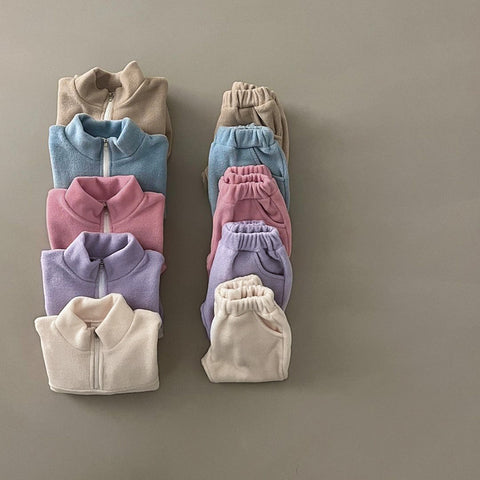 Baby Fleece Quarter Zip Set