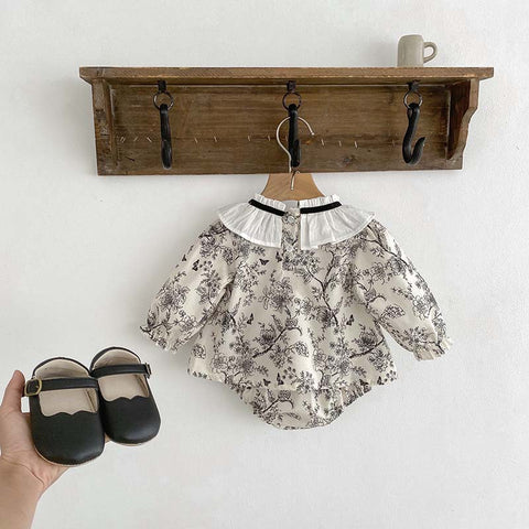 2 Pc Baby Girl Parisian Motif Set