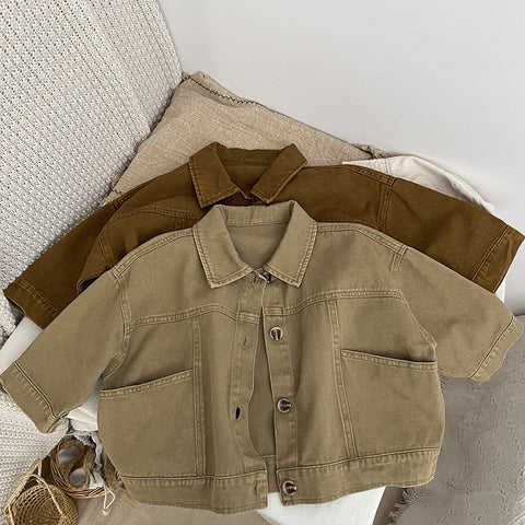 Boys Wide Style Denim Jacket
