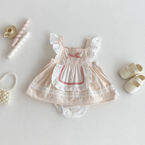 Baby Girl Ruffle Apron Dress