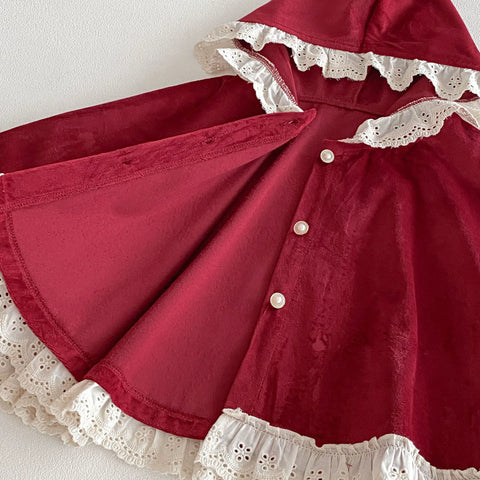 Girls Fairy Tale Ruffle Cape