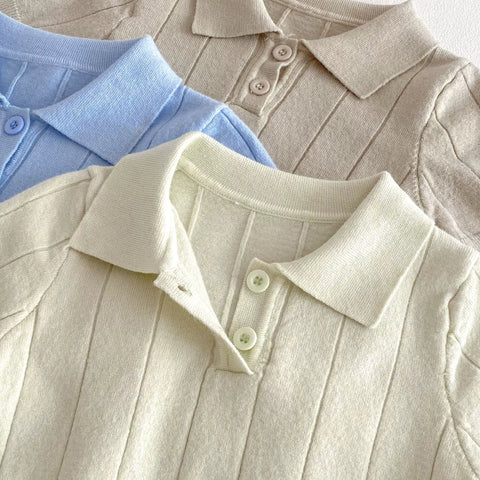 Baby Boy Knit Polo Shirt