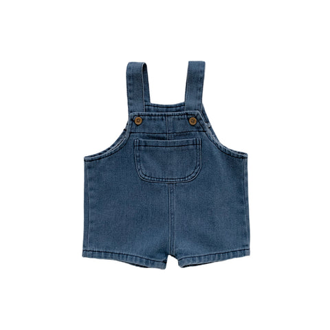 Baby Boy Denim Overall and Blah Tee