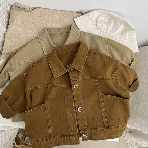 Boys Wide Style Denim Jacket