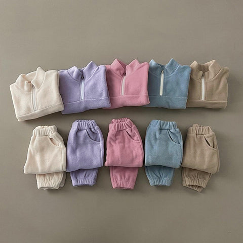 Baby Fleece Quarter Zip Set