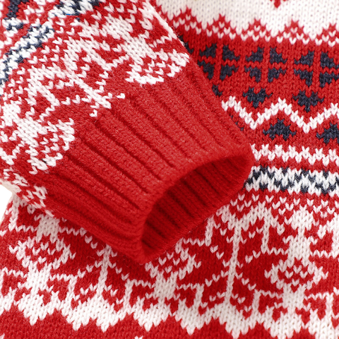 Baby Knit Holiday Reindeer Romper