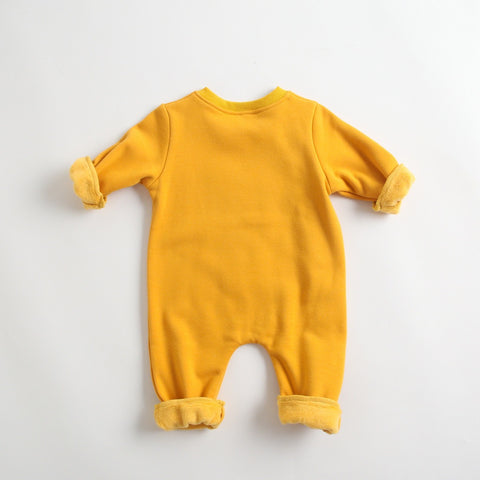 Baby Cute Food Button Romper