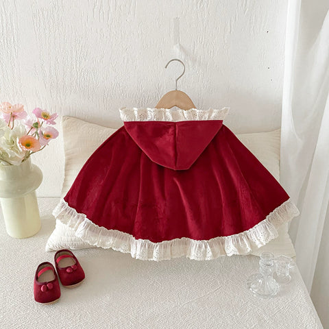 Girls Fairy Tale Ruffle Cape
