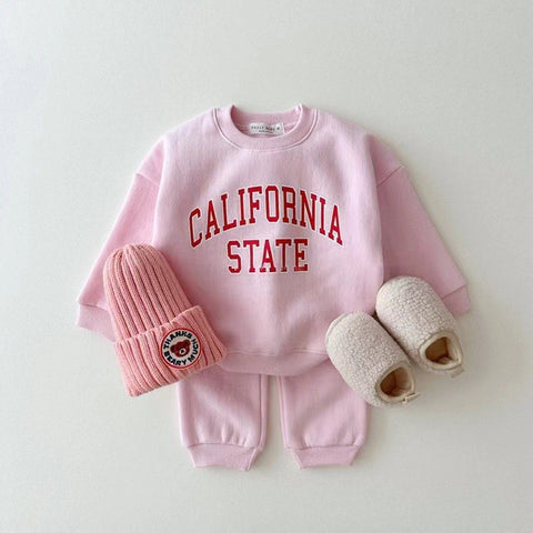 2 Pc California State Sweat Suit