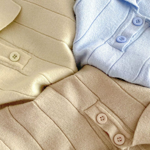 Baby Boy Knit Polo Shirt